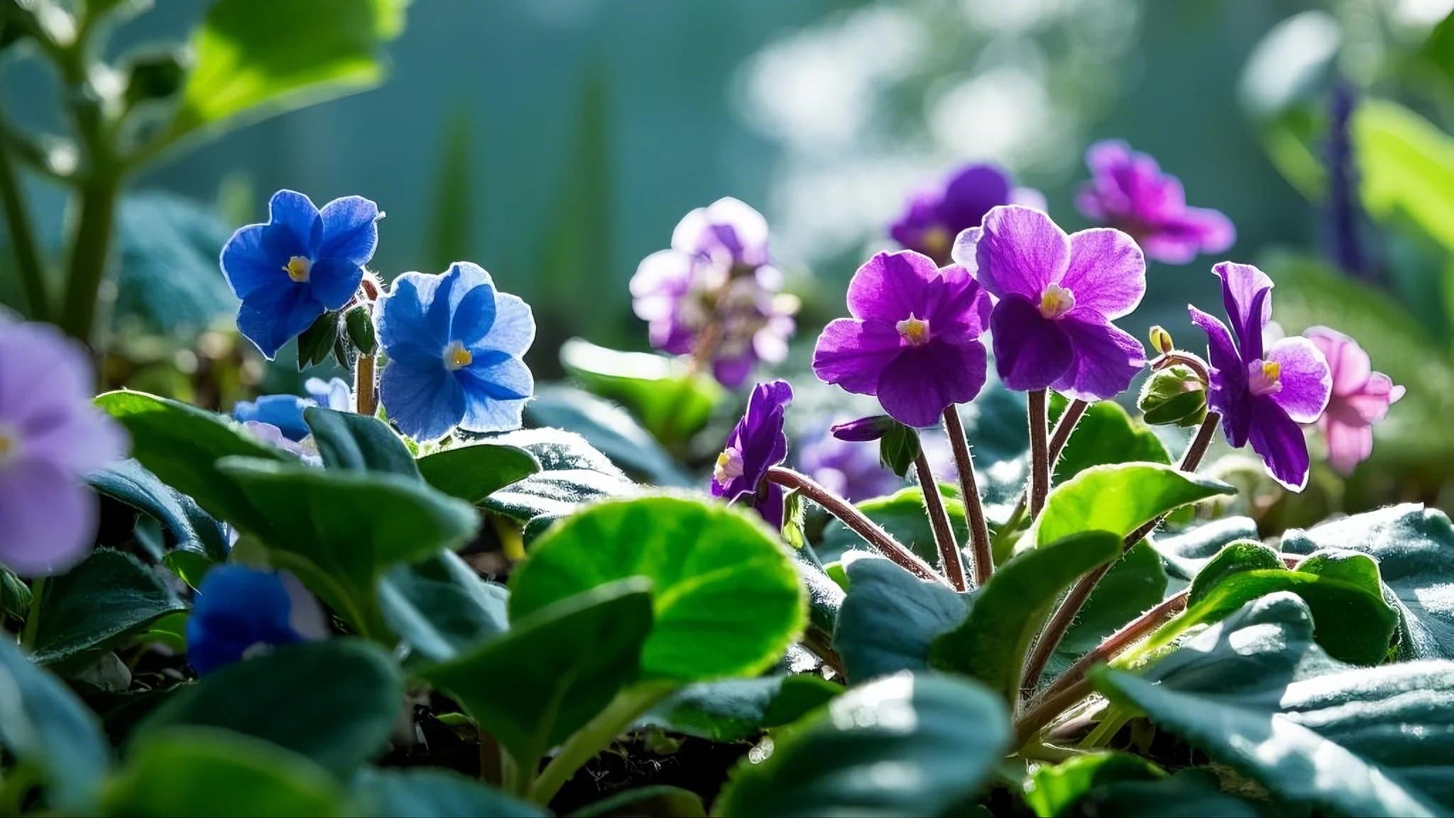 African Violet flowering plant