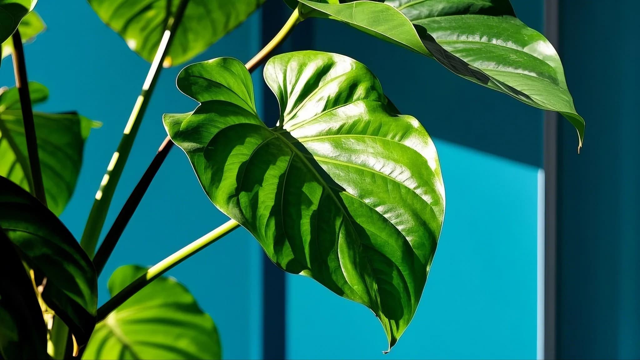 Alocasia tropical plant
