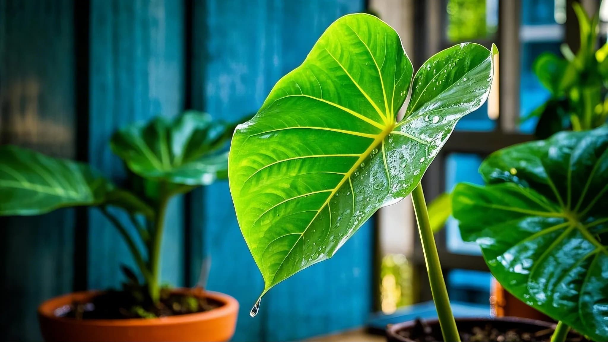 Elephant Ear tropical plant