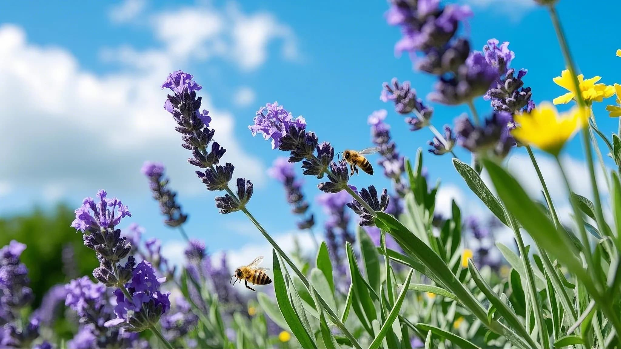 Lavender green plant
