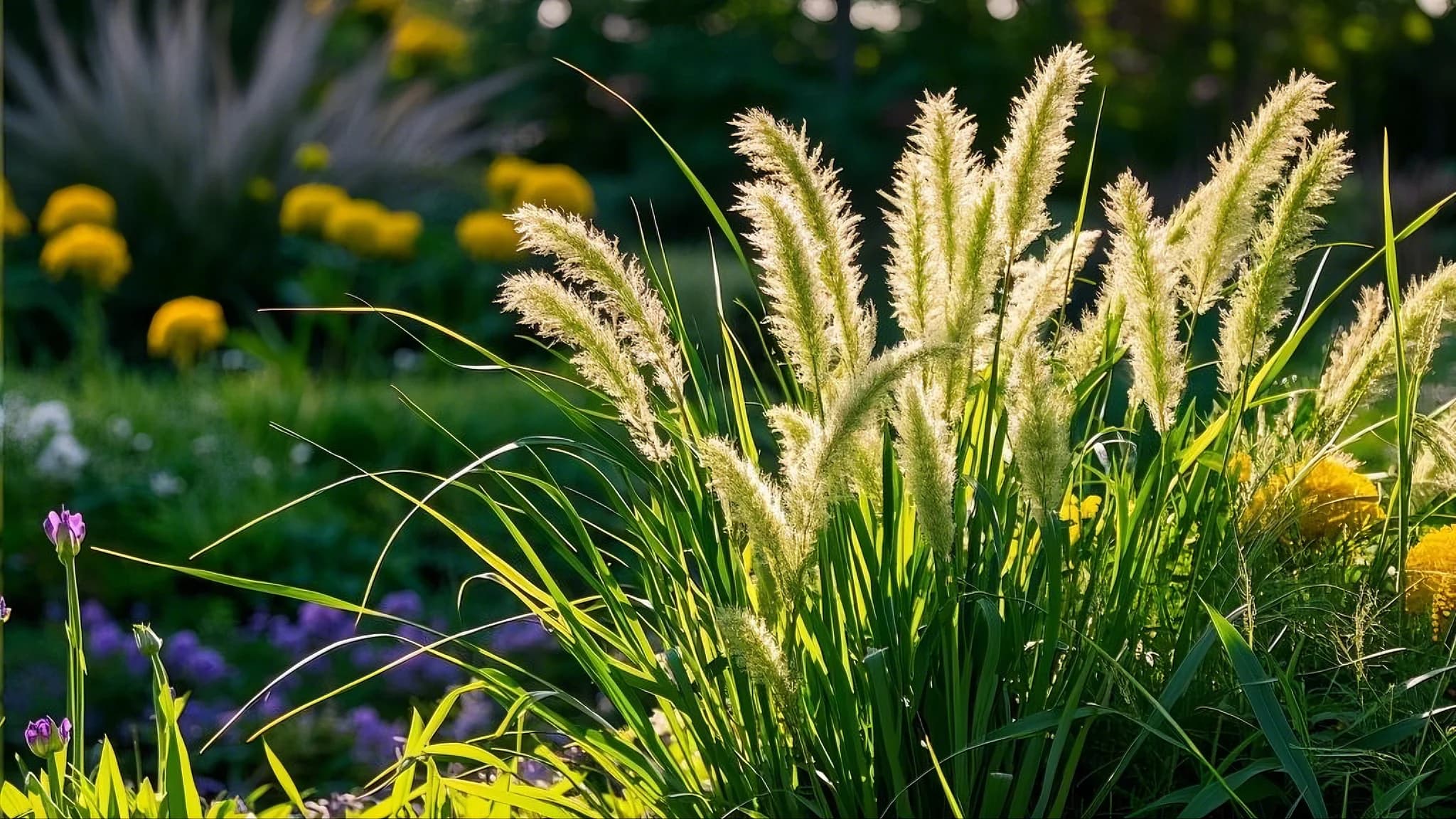 Ornamental Grass green plant