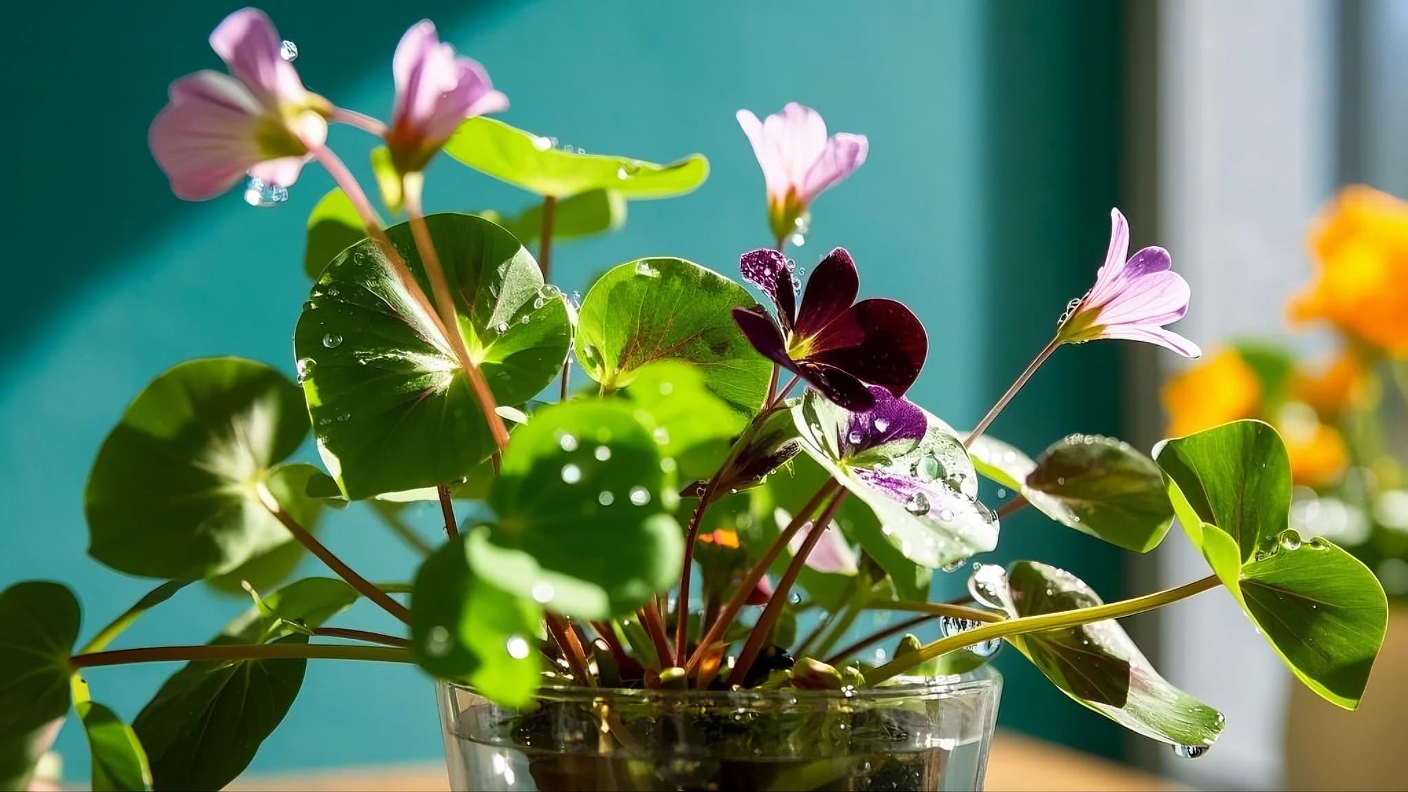 Oxalis flowering plant