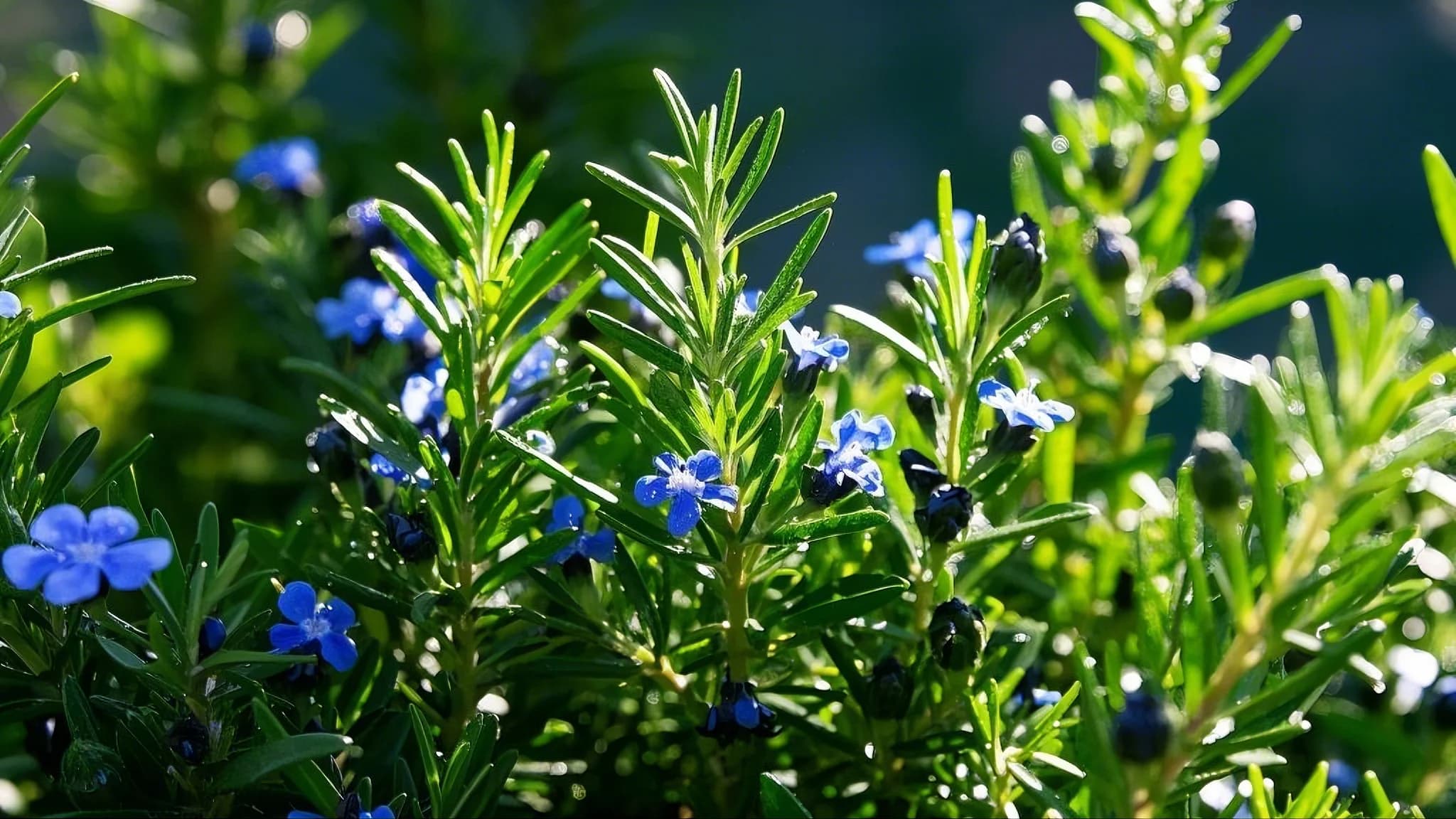 Rosemary green plant